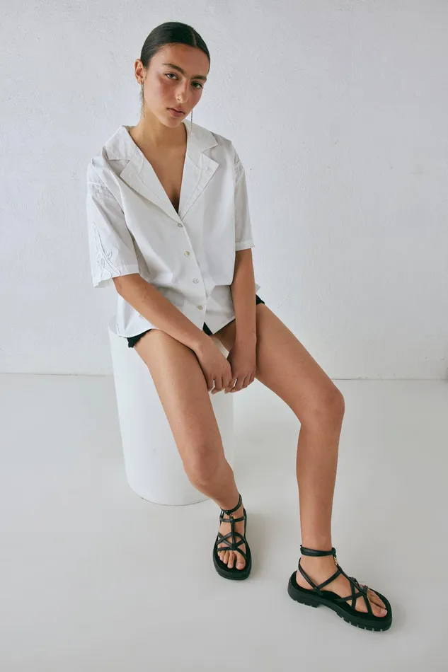 VRG GRL Cecile Shirt White Women Shirts VRG GRL Cecile Shirt White Women Shirts