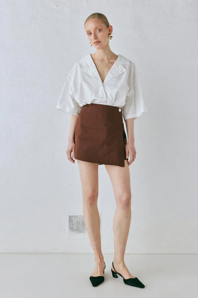 VRG GRL Cecile Shirt White Women Shirts VRG GRL Cecile Shirt White Women Shirts