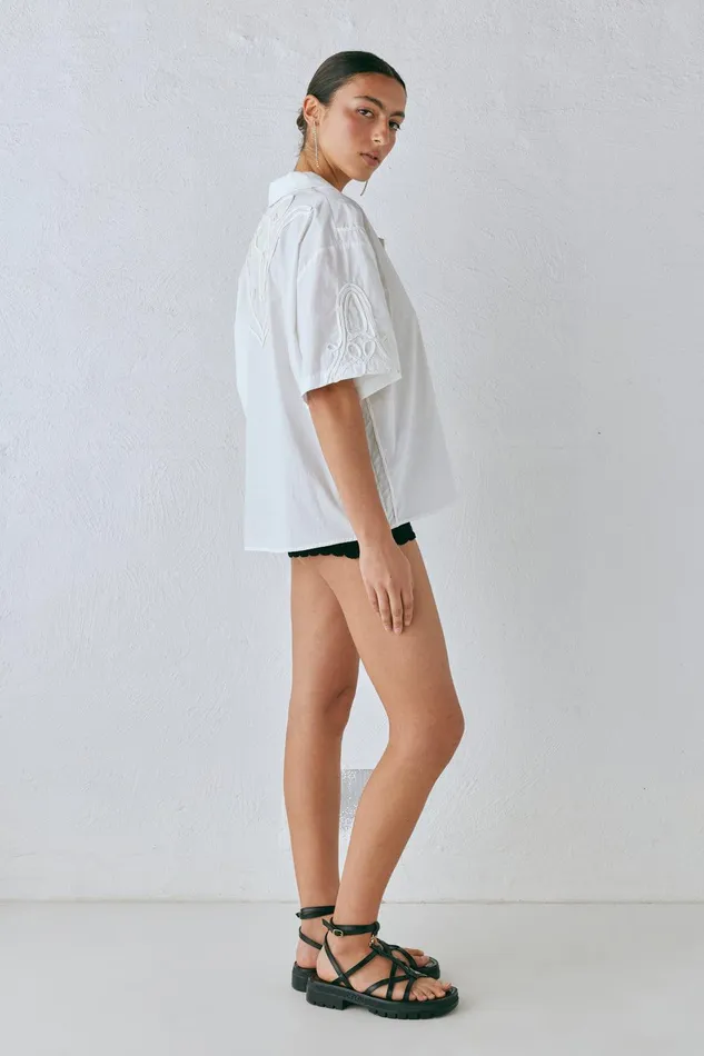 VRG GRL Cecile Shirt White Women Shirts VRG GRL Cecile Shirt White Women Shirts