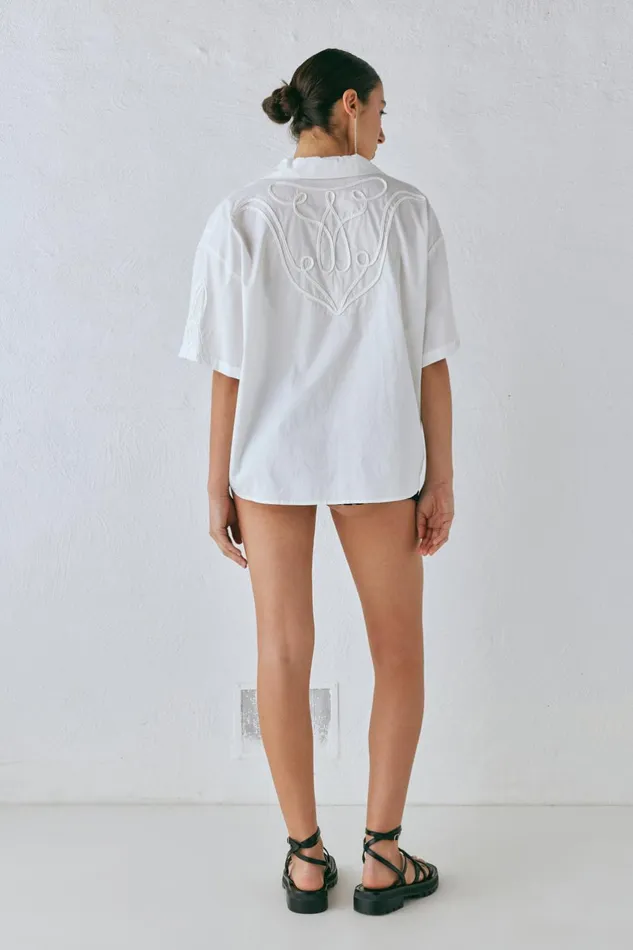VRG GRL Cecile Shirt White Women Shirts VRG GRL Cecile Shirt White Women Shirts
