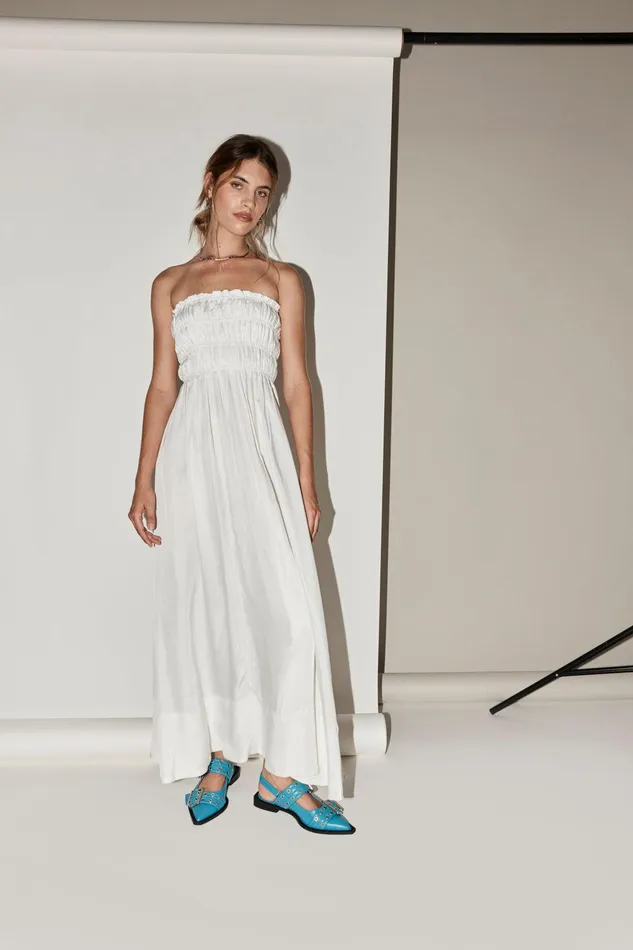 VRG GRL Eliana Maxi Dress White Women MidiMaxi Dresses VRG GRL Eliana Maxi Dress White Women MidiMaxi Dresses