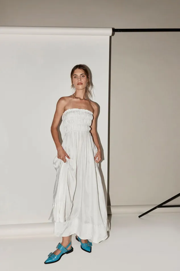 VRG GRL Eliana Maxi Dress White Women MidiMaxi Dresses VRG GRL Eliana Maxi Dress White Women MidiMaxi Dresses