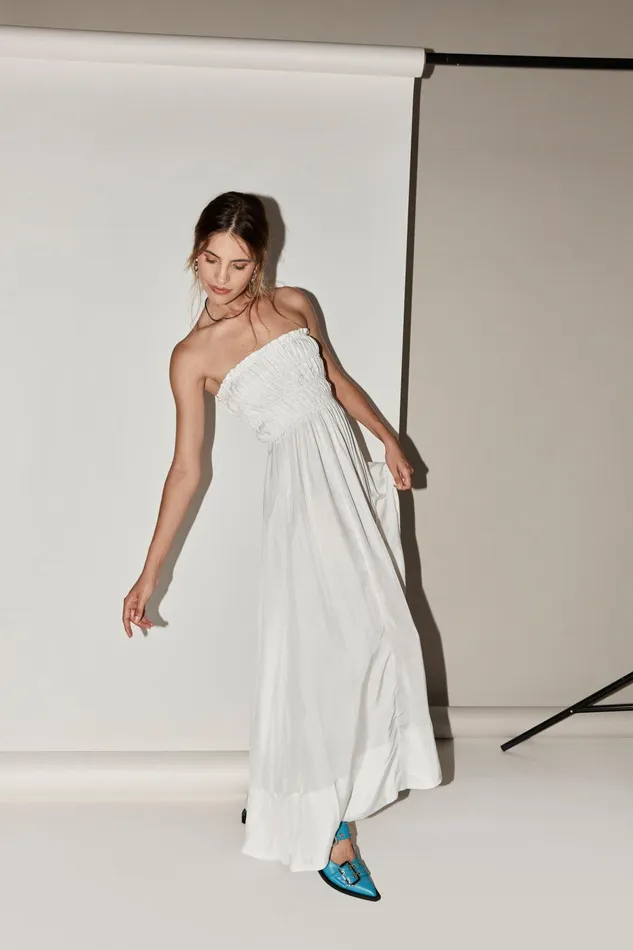 VRG GRL Eliana Maxi Dress White Women MidiMaxi Dresses VRG GRL Eliana Maxi Dress White Women MidiMaxi Dresses