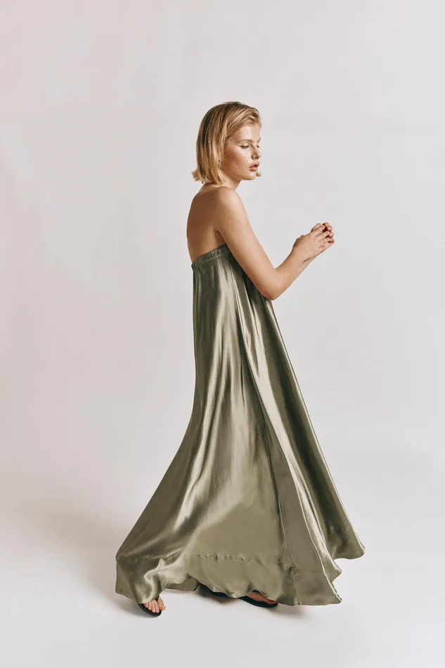VRG GRL Lenni Maxi Dress Olive Women MidiMaxi Dresses VRG GRL Lenni Maxi Dress Olive Women MidiMaxi Dresses