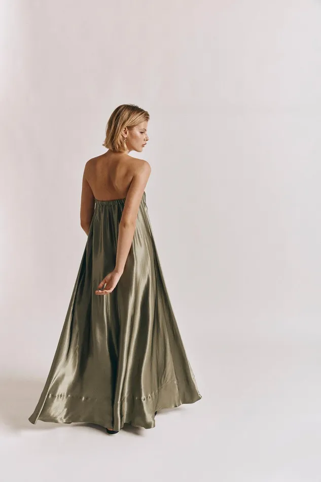 VRG GRL Lenni Maxi Dress Olive Women MidiMaxi Dresses VRG GRL Lenni Maxi Dress Olive Women MidiMaxi Dresses