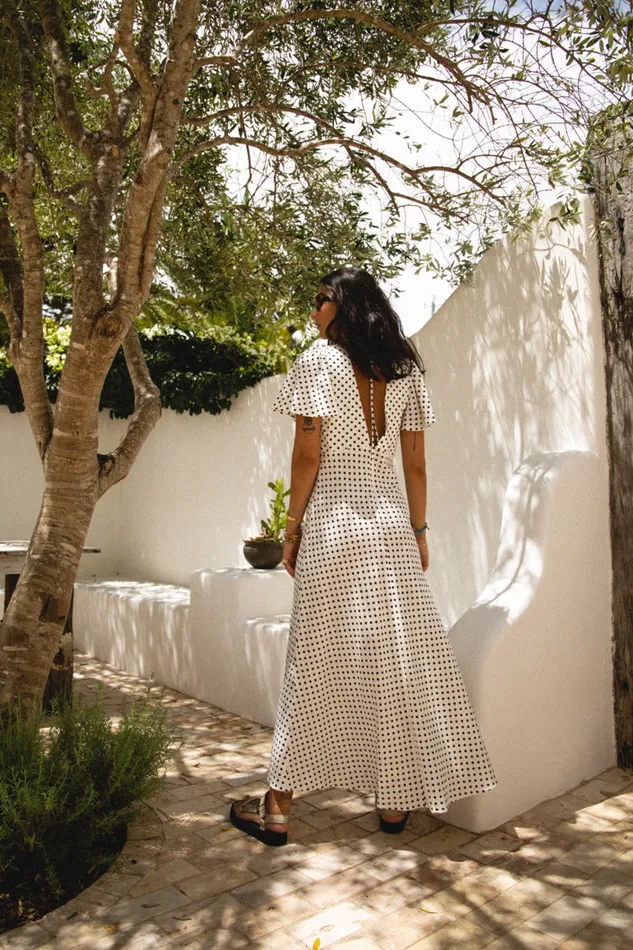 VRG GRL Summer Nostalgia Bias Cut Midi Dress White Women MidiMaxi Dresses VRG GRL Summer Nostalgia Bias Cut Midi Dress White Women MidiMaxi Dresses
