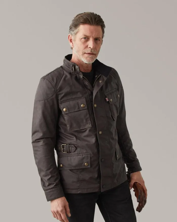 Waxed Jackets Men Belstaff Crosby Motorcycle Jacket Mahogany Waxed Jackets Men Belstaff Crosby Motorcycle Jacket Mahogany