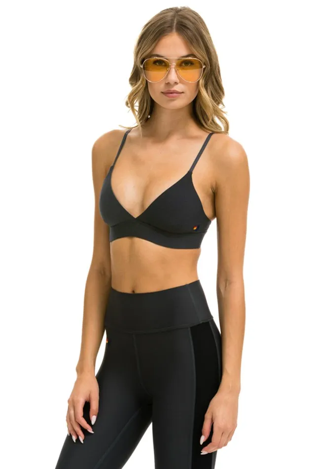 Women Activewear Aviator Nation TRIANGLE ADJUSTABLE WOMENS SPORTS BRA 8211 TIT Women Activewear Aviator Nation TRIANGLE ADJUSTABLE WOMENS SPORTS BRA 8211 TIT