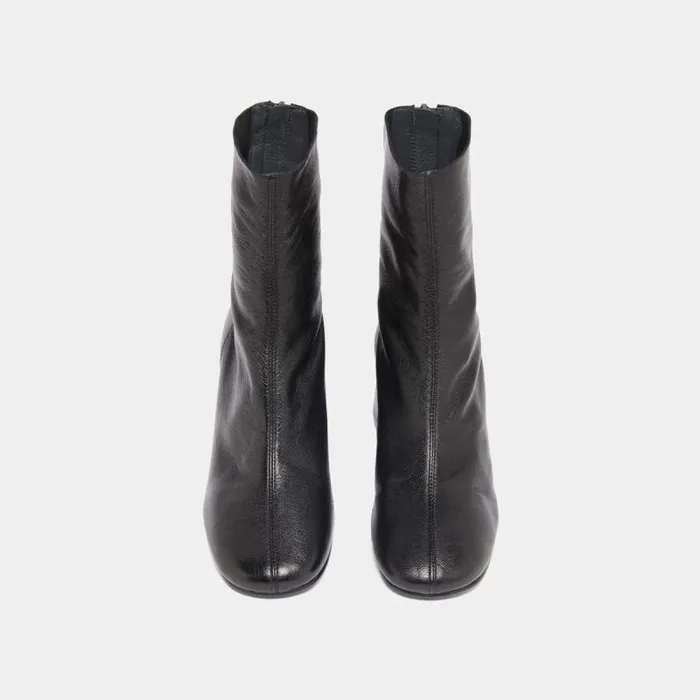 Women Ankle Boots With Rear Zips Black JONAK Ankle Boots Lowboots Women Ankle Boots With Rear Zips Black JONAK Ankle Boots Lowboots