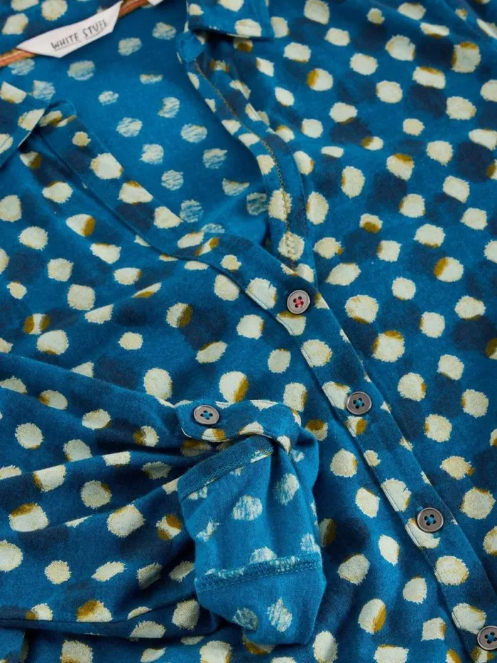 Women Annie Shirt Midi Dress Blue Print White Stuff Dresses Women Annie Shirt Midi Dress Blue Print White Stuff Dresses