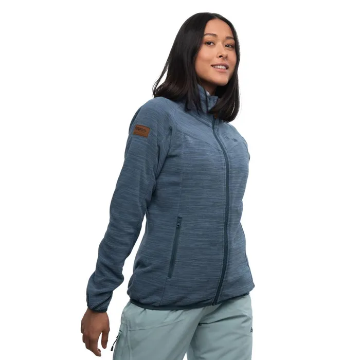 Women Bergans Of Norway Fleece Hareid Fleece W Jacket Nohood Orion Blue