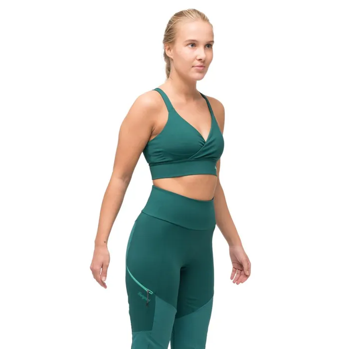 Women Bergans Of Norway Singlets Tind Light Support Top Malachite Green