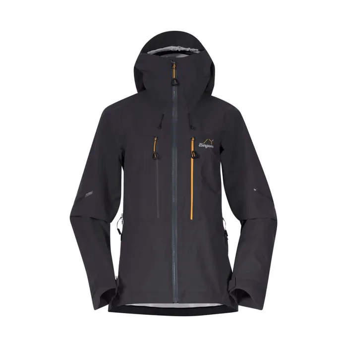 Women Bergans Of Norway Ski Jackets Y Mountainline Breathe 3l Shell Jacket Dark Shadow Grey