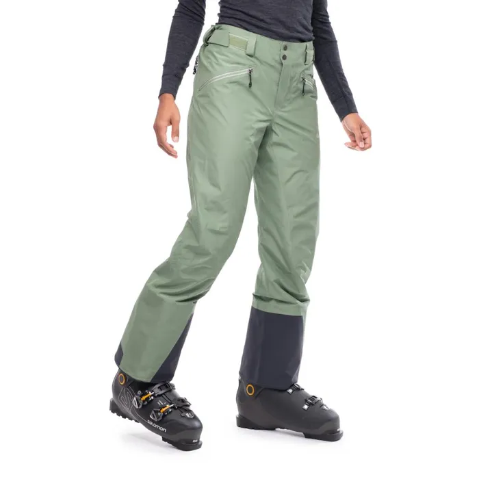 Women Bergans Of Norway Ski Pants Stranda V2 Insulated W Pants Cool Green