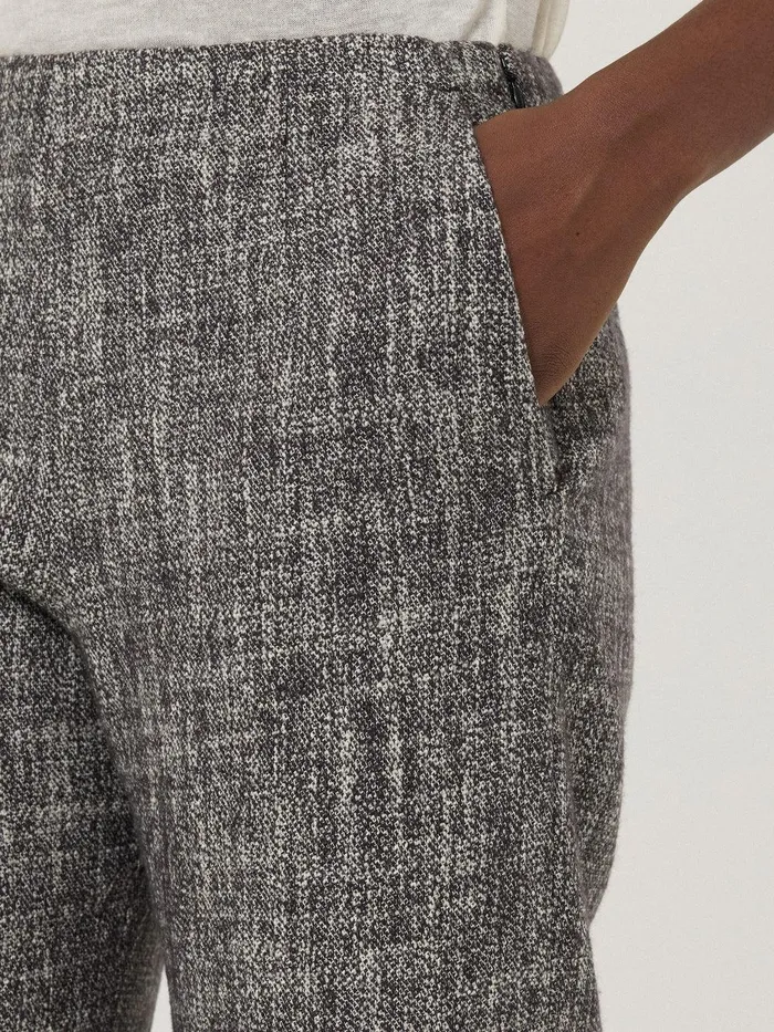 Women Blake Boucle Trouser Grey Jigsaw Trousers