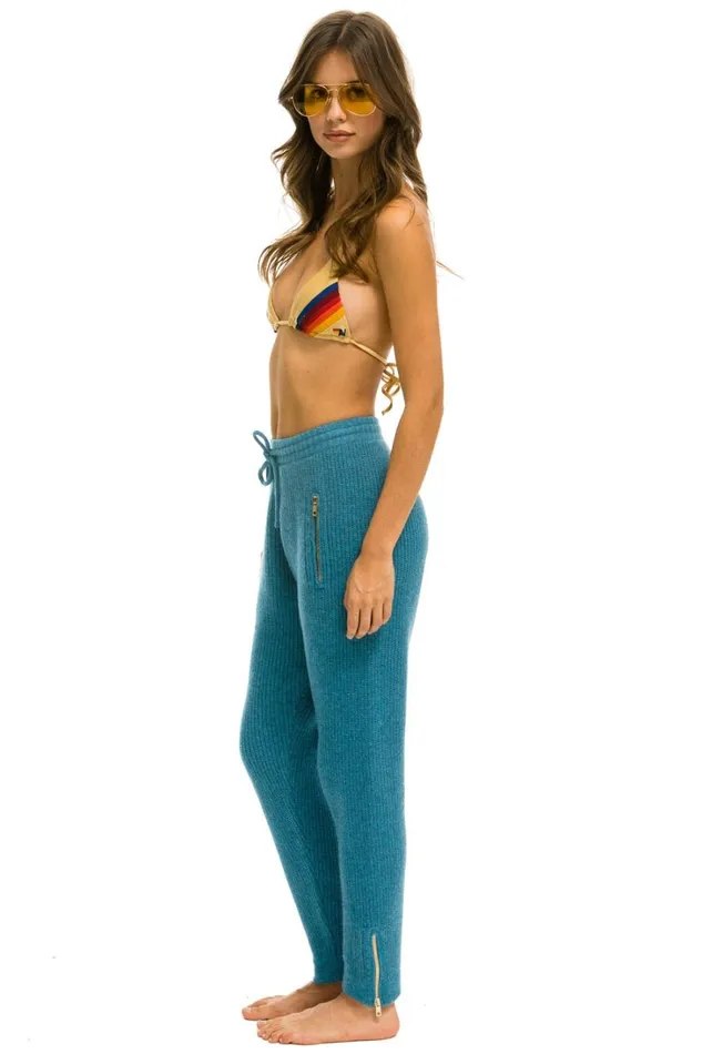 Women Bottoms Aviator Nation VINTAGE CABIN CASHMERE SWEATER PANTt COBALT Women Bottoms Aviator Nation VINTAGE CABIN CASHMERE SWEATER PANTt COBALT