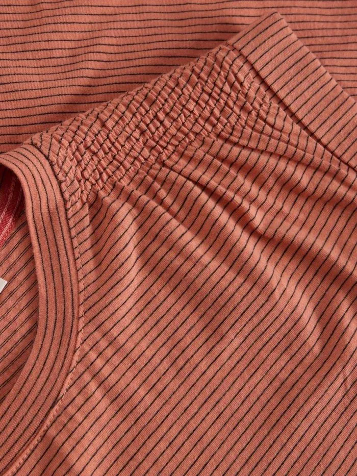 Women CLAUDIA TEE Coral Multi White Stuff Tops and Tees