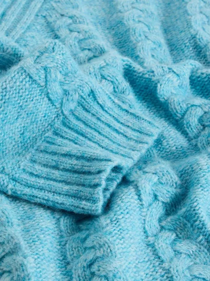 Women CLEO JUMPER Bright Blue White Stuff Knitwear Women CLEO JUMPER Bright Blue White Stuff Knitwear