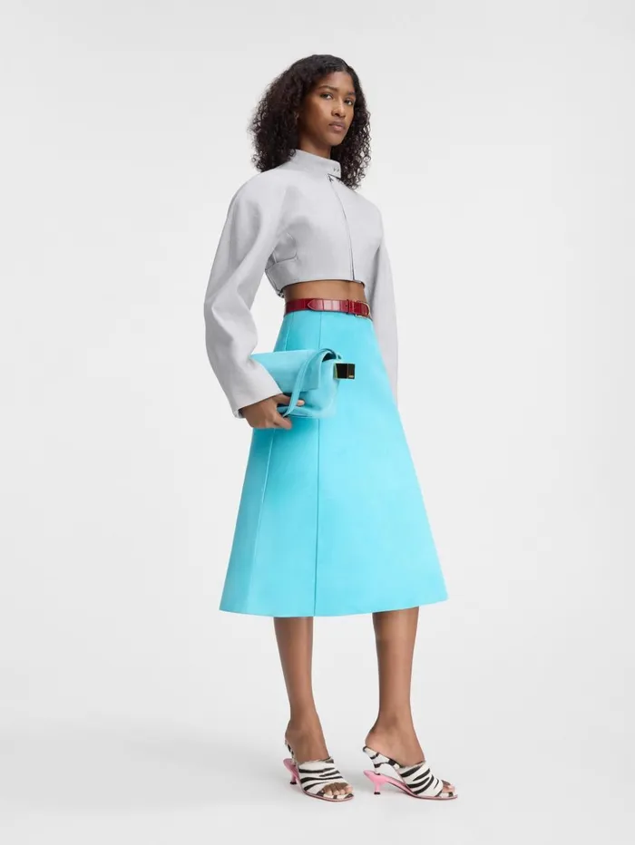 Women Coats and Jackets JACQUEMUS The Cabri Jacket Light Grey Women Coats and Jackets JACQUEMUS The Cabri Jacket Light Grey