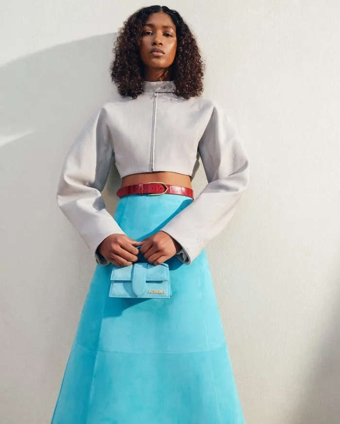Women Coats and Jackets JACQUEMUS The Cabri Jacket Light Grey Women Coats and Jackets JACQUEMUS The Cabri Jacket Light Grey