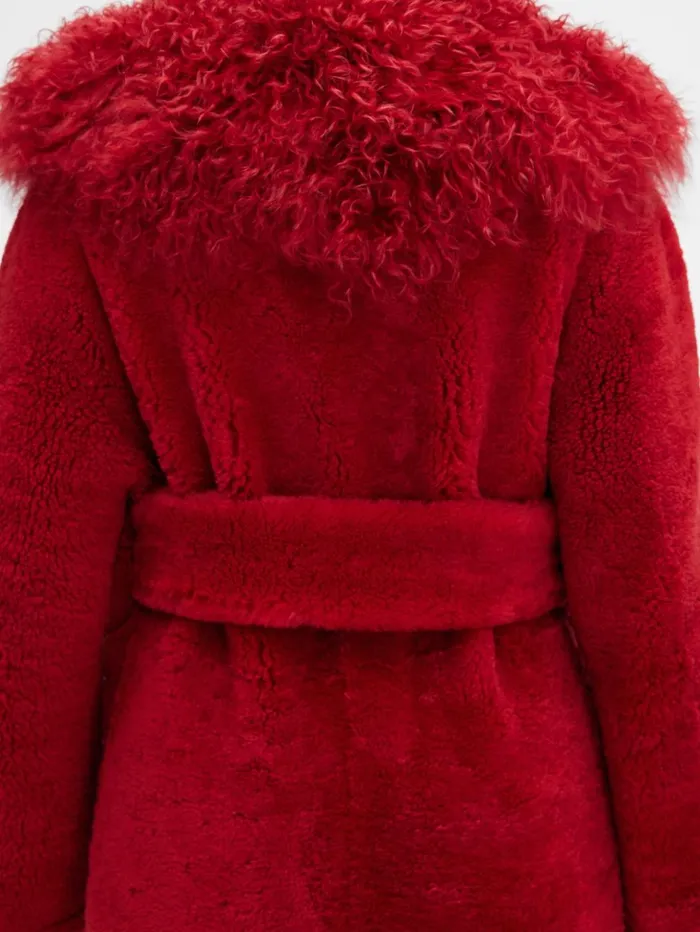 Women Coats and Jackets JACQUEMUS The Pilou Long Coat Dark Red Women Coats and Jackets JACQUEMUS The Pilou Long Coat Dark Red