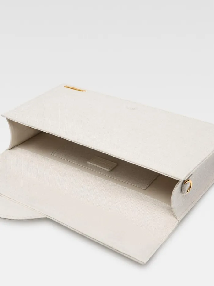 Women Crossbody and Handbags JACQUEMUS The Bambinou Light Greige Women Crossbody and Handbags JACQUEMUS The Bambinou Light Greige