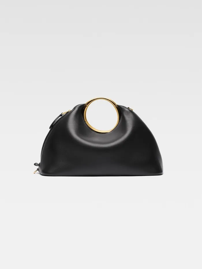 Women Crossbody and Handbags JACQUEMUS The Calino Black Women Crossbody and Handbags JACQUEMUS The Calino Black