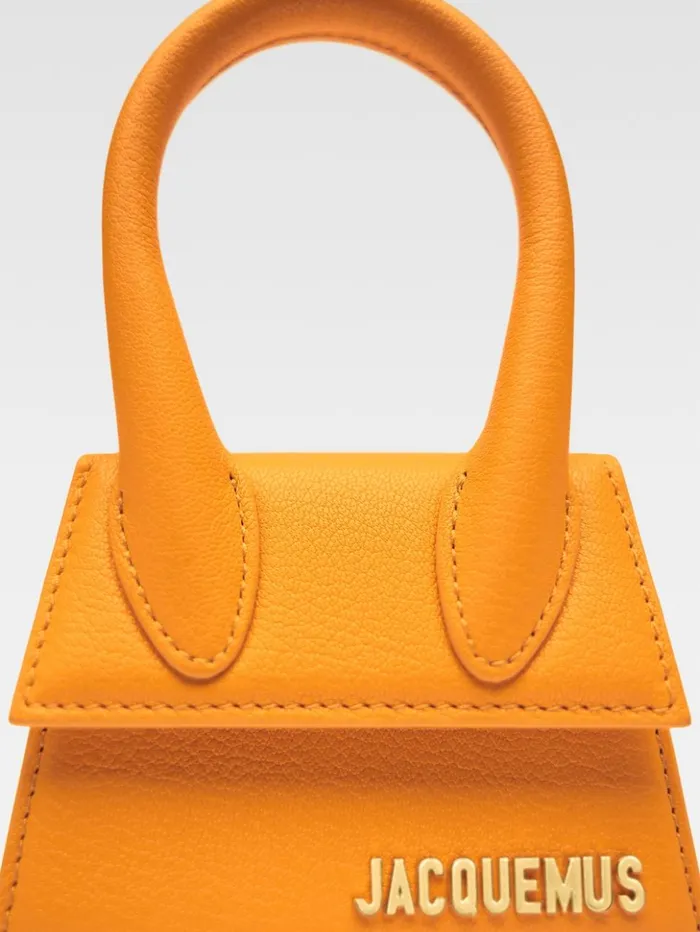 Women Crossbody and Handbags JACQUEMUS The Chiquito Dark Orange Women Crossbody and Handbags JACQUEMUS The Chiquito Dark Orange