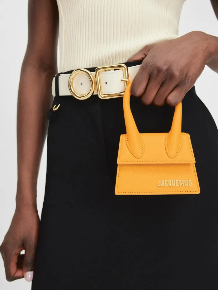 Women Crossbody and Handbags JACQUEMUS The Chiquito Dark Orange Women Crossbody and Handbags JACQUEMUS The Chiquito Dark Orange