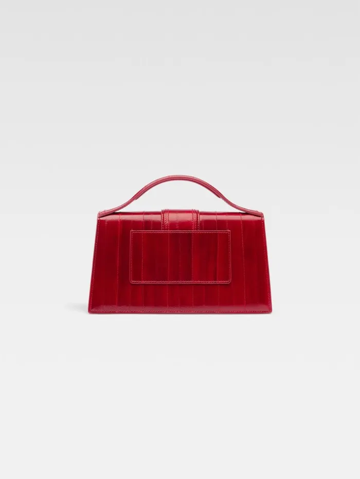 Women Crossbody and Handbags JACQUEMUS The Large Bambino Dark Red Women Crossbody and Handbags JACQUEMUS The Large Bambino Dark Red