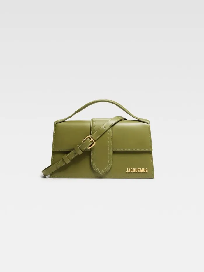Women Crossbody and Handbags JACQUEMUS The Large Bambino Khaki
