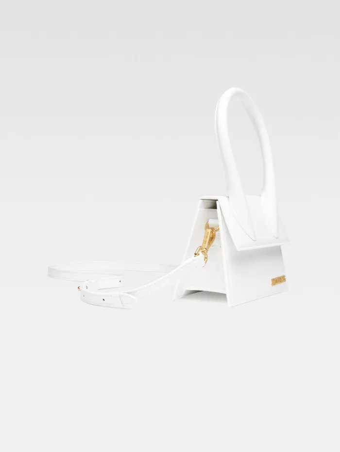Women Crossbody and Handbags JACQUEMUS The Medium Chiquito White Women Crossbody and Handbags JACQUEMUS The Medium Chiquito White