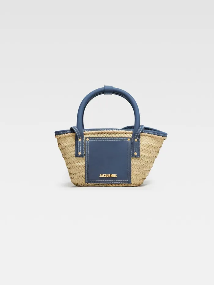 Women Crossbody and Handbags JACQUEMUS The Small Soli Basket Dark Navy