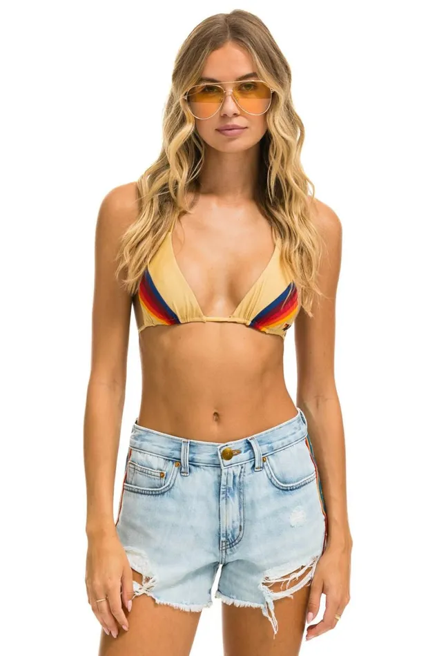 Women Denim Aviator Nation BOLT STRIPE BOYFRIEND CUTOFF JEAN SHORTS 8211 SUPER LIGHT Women Denim Aviator Nation BOLT STRIPE BOYFRIEND CUTOFF JEAN SHORTS 8211 SUPER LIGHT