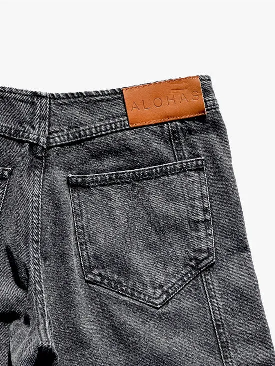 Women Denim Lisa Says Gah Magda Denim Pants Black