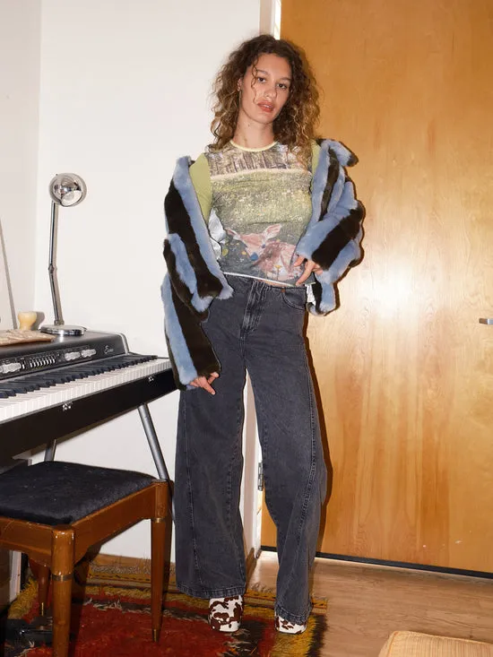 Women Denim Lisa Says Gah Magda Denim Pants Black
