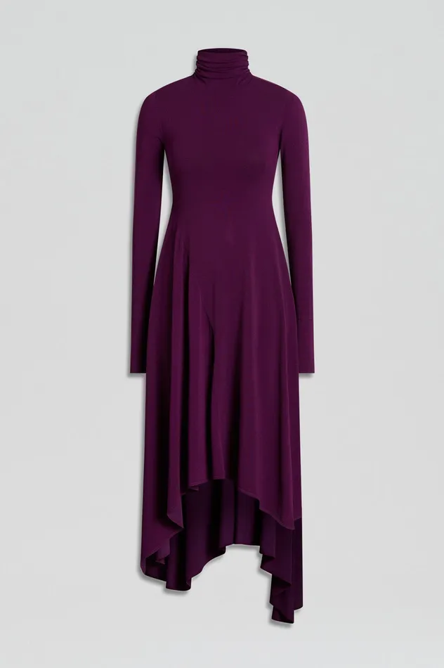 Women DRAPE HEM DRESS MULBERRY Dresses Scanlan Theodore Women DRAPE HEM DRESS MULBERRY Dresses Scanlan Theodore