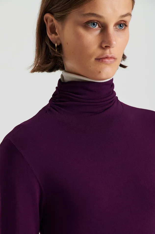 Women DRAPE HEM DRESS MULBERRY Dresses Scanlan Theodore Women DRAPE HEM DRESS MULBERRY Dresses Scanlan Theodore