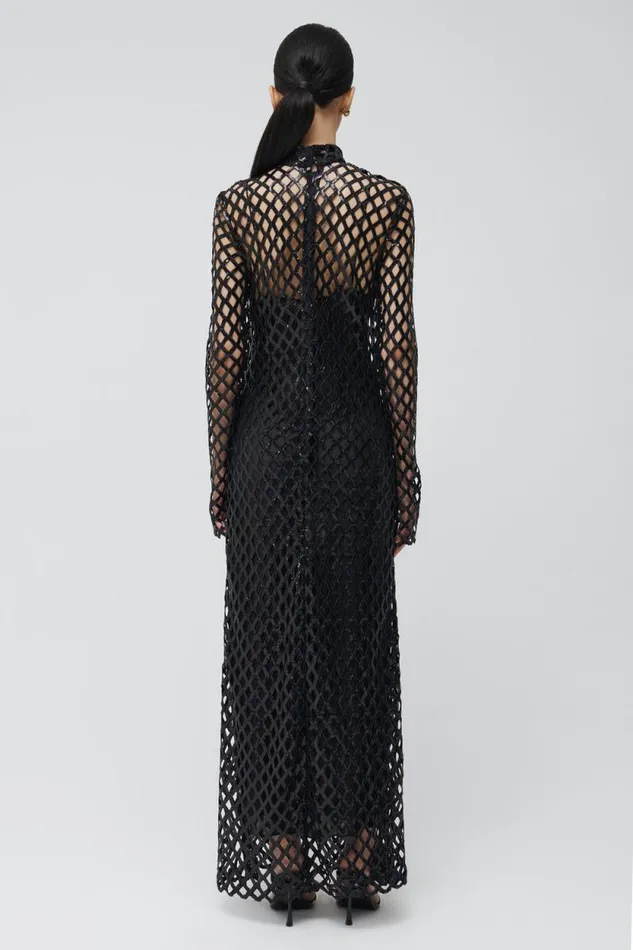 Women Dresses and Jumpsuits Jonathan Simkhai Ainaz Dress Black Long Sleeve Dress Women Dresses and Jumpsuits Jonathan Simkhai Ainaz Dress Black Long Sleeve Dress