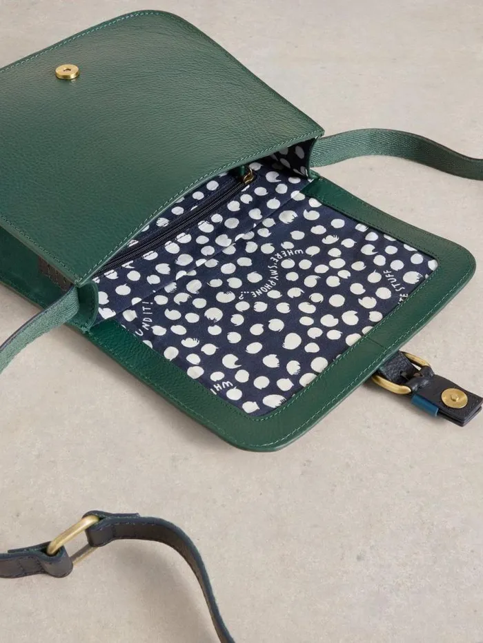 Women Eve Leather Buckle Satchel Dark Green White Stuff Bags and Purses Women Eve Leather Buckle Satchel Dark Green White Stuff Bags and Purses