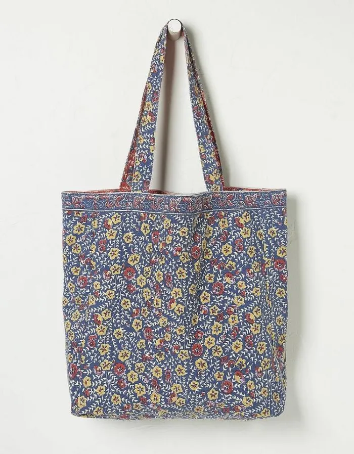 Women FatFace Bags and Wallets Rosie Reversible Shopper Bag Navy