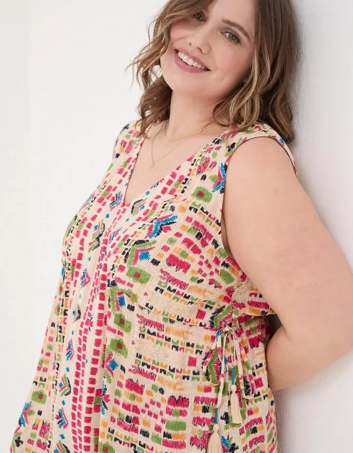 Women FatFace Tops and TShirts Charlie Trail Marks Cami Multi