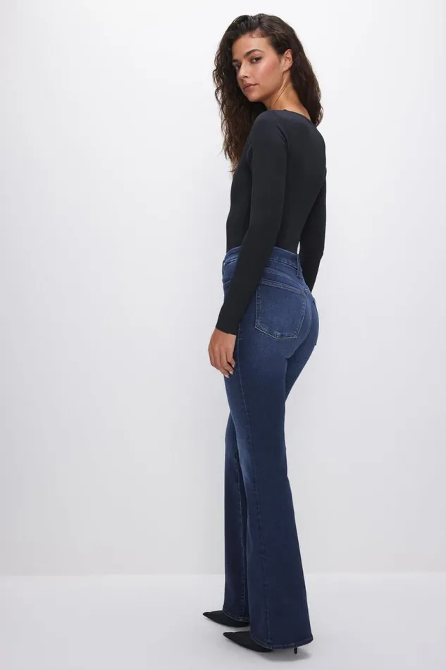 Women GOOD AMERICAN Jeans ALWAYS FITS GOOD CLASSIC BOOTCUTJEANS Indigo446