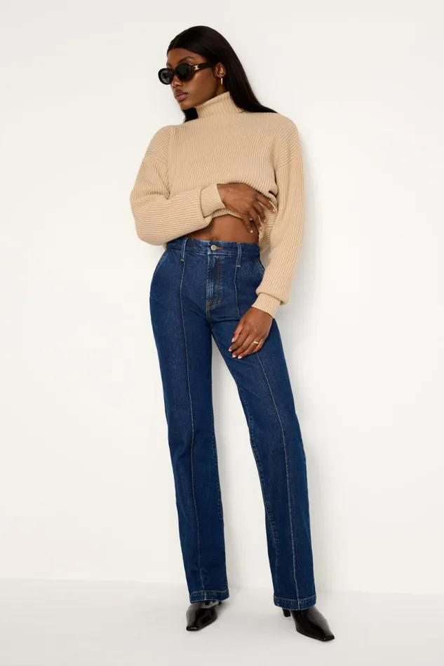 Women GOOD AMERICAN Jeans GOOD DENIMTROUSERS Indigo758