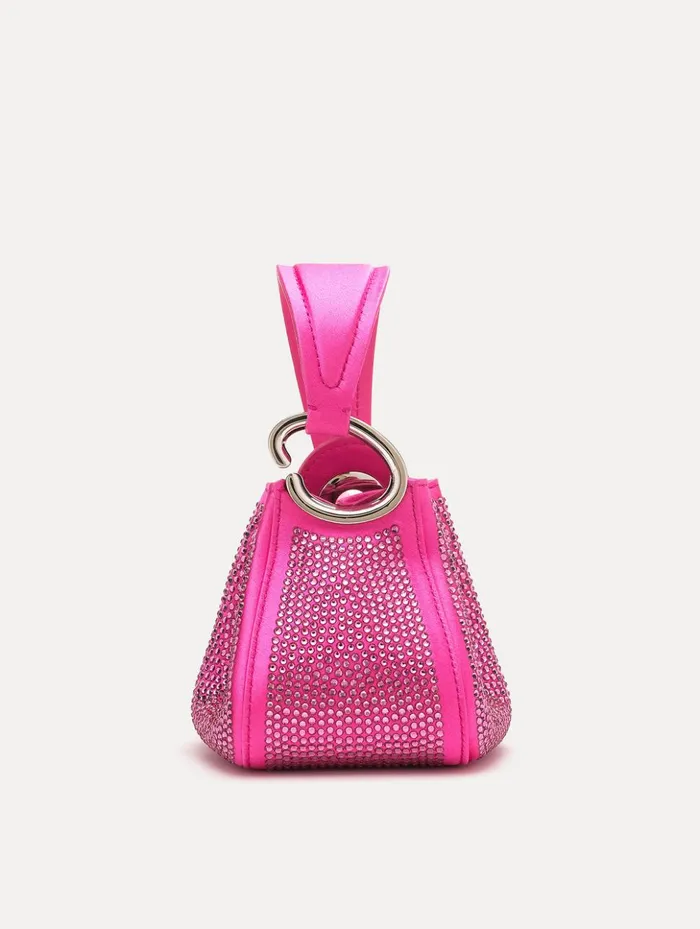 Women Handbags Oscar De La Renta Pav Crystal Nano O Handle Bag Peony Women Handbags Oscar De La Renta Pav Crystal Nano O Handle Bag Peony