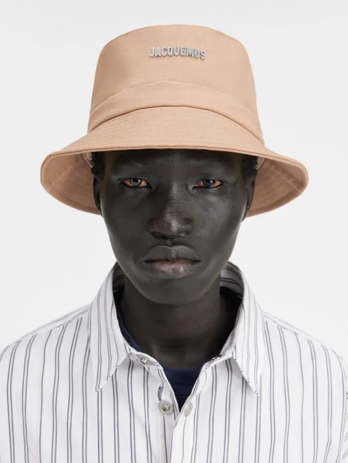 Women Hats JACQUEMUS The Gadjo Bucket Hat Beige Women Hats JACQUEMUS The Gadjo Bucket Hat Beige