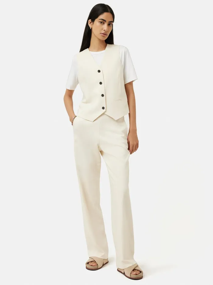 Women Heavy Cotton Tshirt White Jigsaw Shirts and Tops