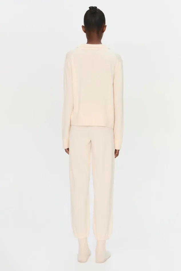 Women Knitwear Jonathan Simkhai Long Sleeve Polo Ivory Long Sleeve VNeck Polo Women Knitwear Jonathan Simkhai Long Sleeve Polo Ivory Long Sleeve VNeck Polo