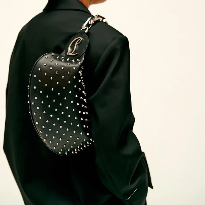 Women Le 54 Chain Bag 8211 Nappa Leather And Spikes 8211 Black Christian Louboutin Clutches and Evening Bags Women Le 54 Chain Bag 8211 Nappa Leather And Spikes 8211 Black Christian Louboutin Clutches and Evening Bags