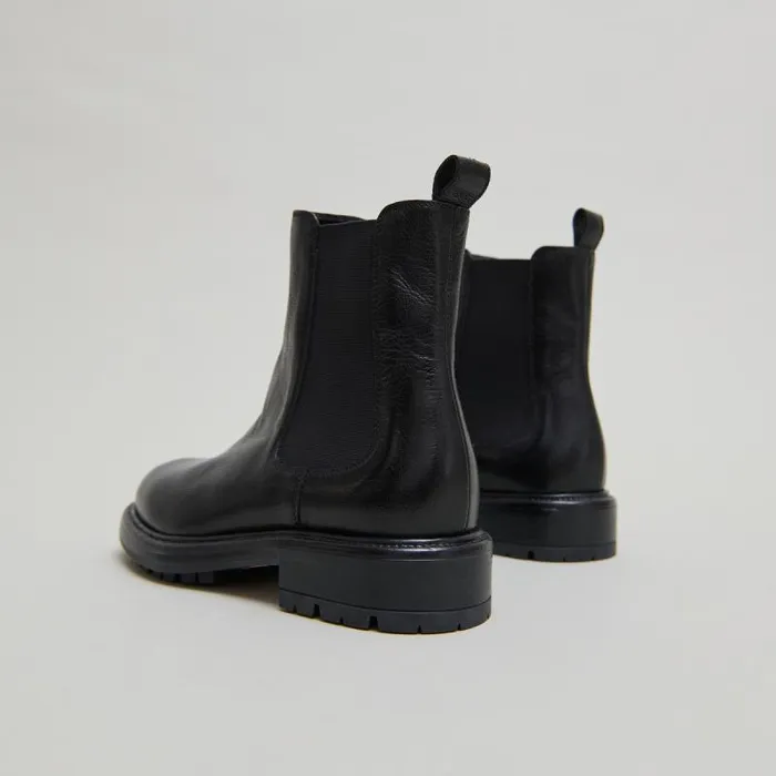 Women Lowboots With Elastic Straps And Notched Soles Black JONAK Ankle Boots Lowboots Women Lowboots With Elastic Straps And Notched Soles Black JONAK Ankle Boots Lowboots